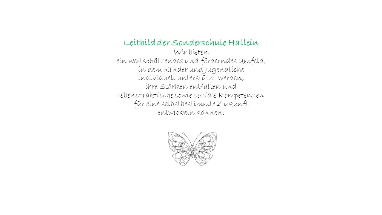 Leitbild der Sonderschule Hallein